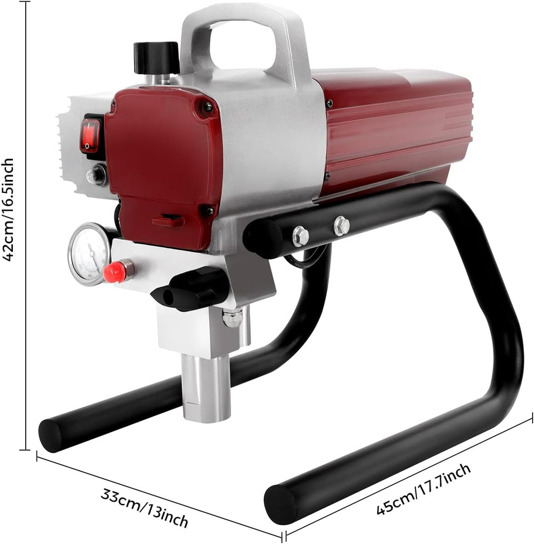 Airless Farbsprühsystem, 1800W Farbspritzgerät für wiederkehrende berufliche Anwendungen und Grosspr