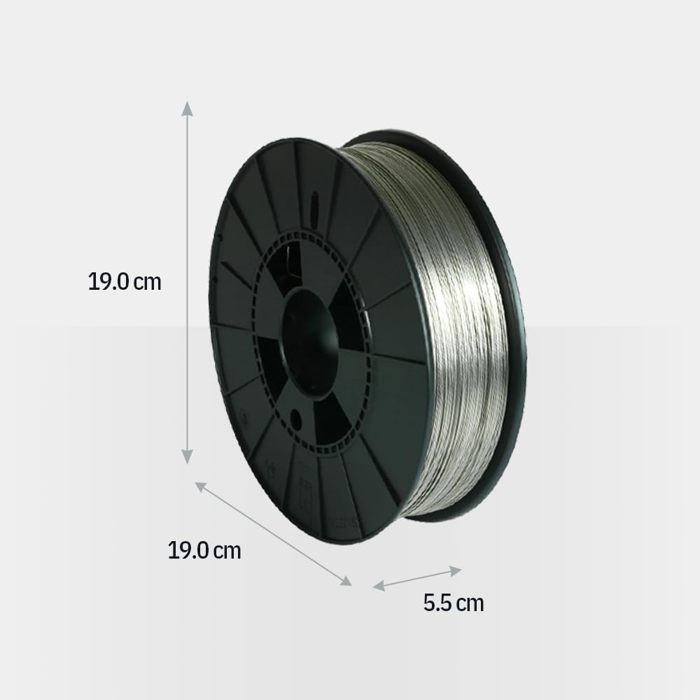 GYS 86579 Massivdrahtrolle Edelstahl 308LSi, Durchmesser 200 mm, 5 kg, Durchmesser 0,8 mm, gelb