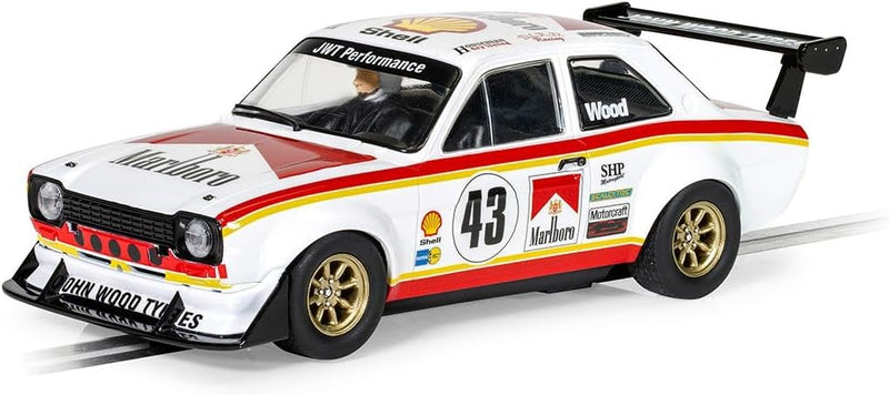 Scalextric C4421 1:32 Ford Escort Mk.1 RSR Wood HD - Slotcar, Rennbahn, Auto für Rennbahn, Rennbahna