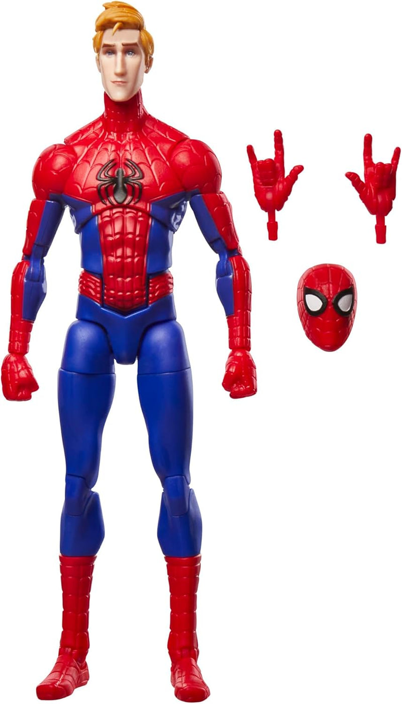 Marvel Legends Series Peter Parker, Action-Sammelfigur zu Spider-Man: A New Universe (15 cm), Peter