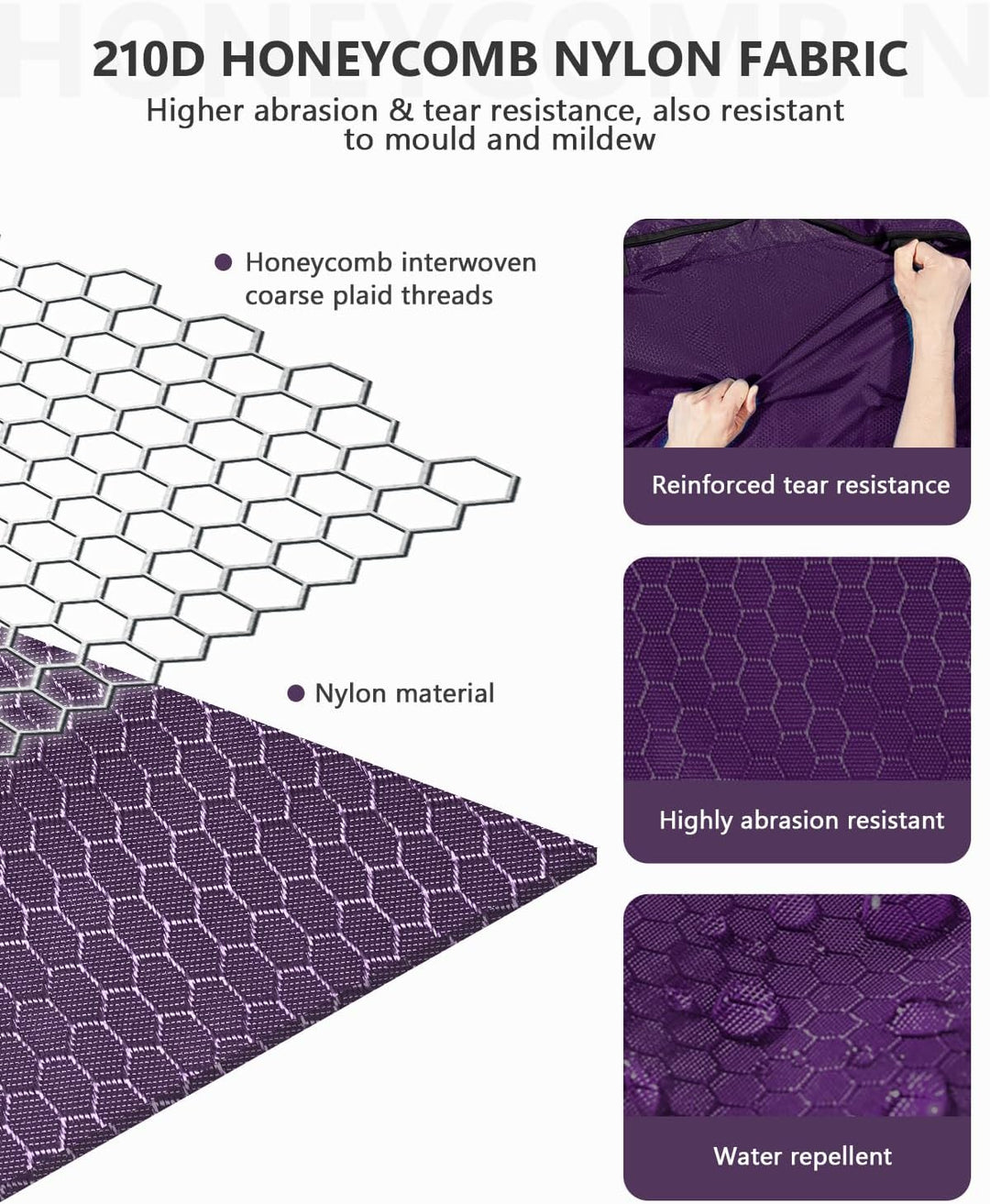 Gonex Faltbares Reisegepäck Leicht 40/60/80/100/150L Grosse Reisetasche Sporttasche für Reise Gym Ur