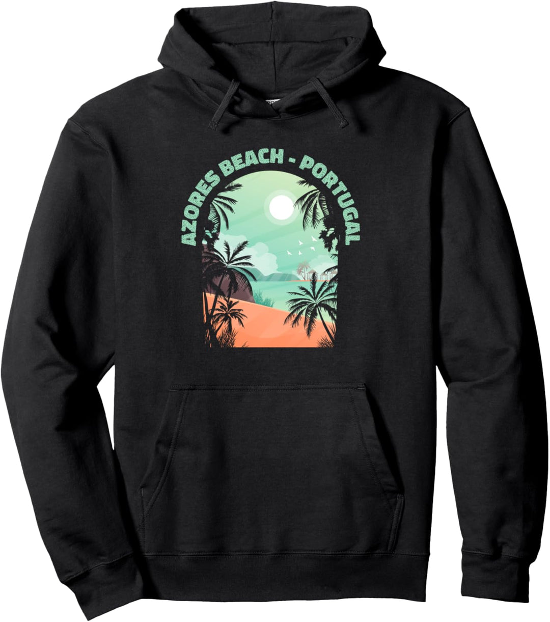 Azores Strand-Souvenir – Portugal-Erinnerung Pullover Hoodie