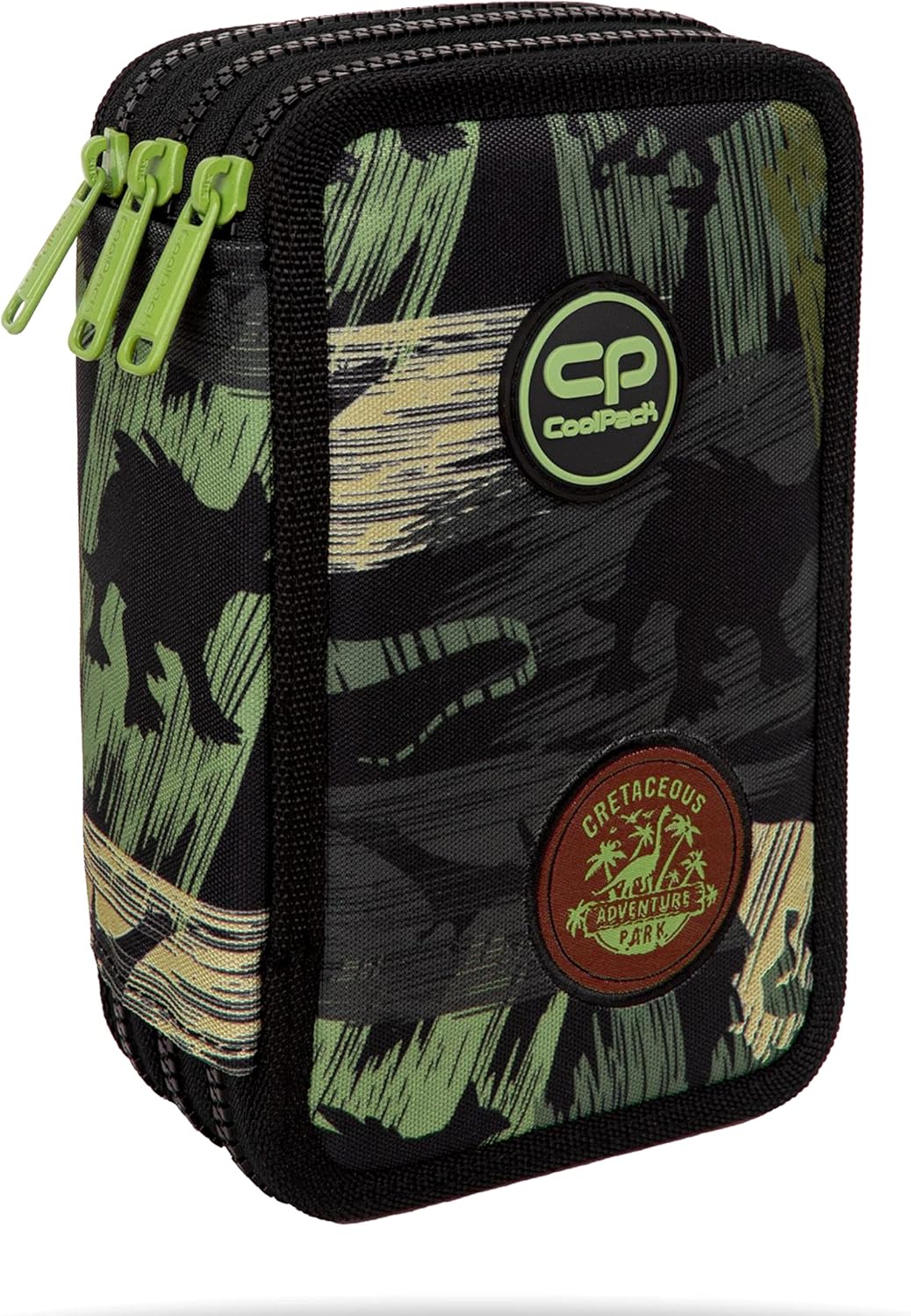 Goldkids Federtasche 3-fache Federmappe Adventure Park Federmäppchen 46-teilig gefüllte Schüleretui