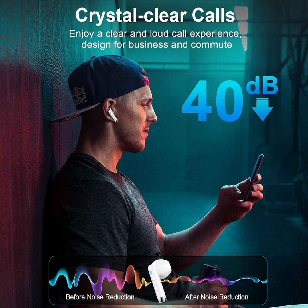 Drsaec Bluetooth 5.4 Kopfhörer, 6D Tiefer Bass In Ear Kopfhörer Kabellos Bluetooth 2026 Neu Kabellos