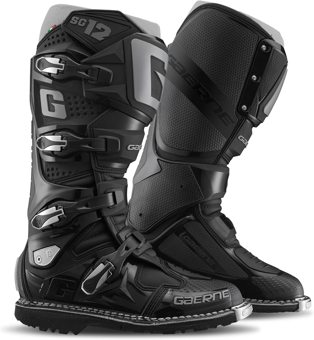 Gaerne SG-12 Enduro Motocross Stiefel, schwarz, 42
