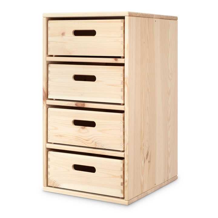 Ehrenkind® Regal für Kinderzimmer – Praktisches Aufbewahrungssystem aus Kiefer für Spielzeug und Ord