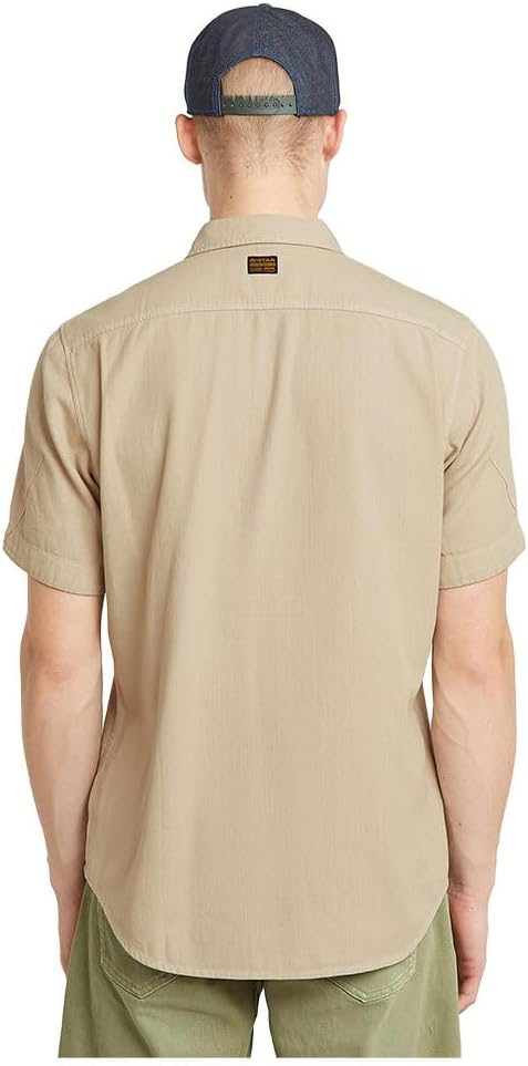 G-STAR Herren Marine Slim Long Sleeve Shirt XS Beige (Dk Brick Gd D19751-d454-d848), XS Beige (Dk Br