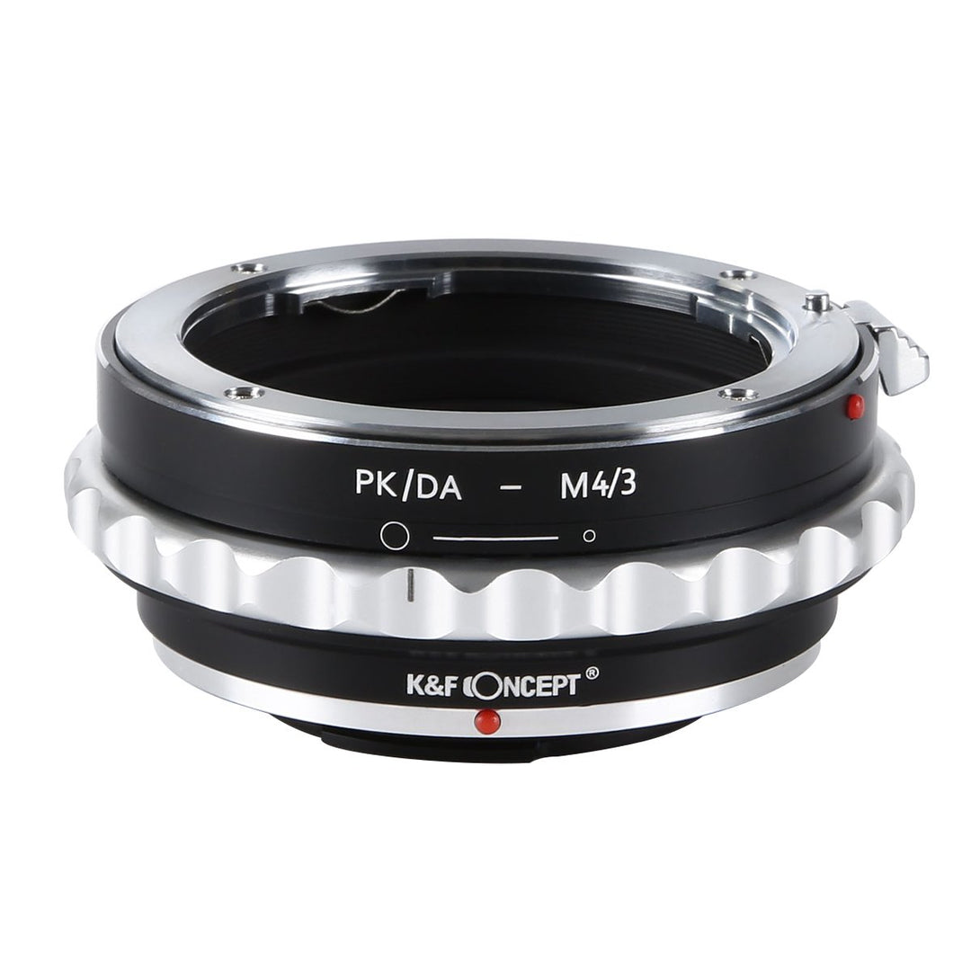 K&F Concept- Kompatibler Objektivadapter für Pentax PK/DA K PK AF DA Objektiv und Micro Four Thirds