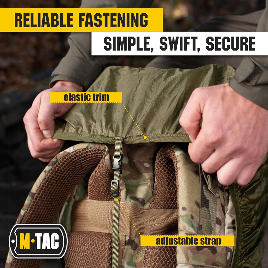 M-Tac Wasserdichter Regenschutz für Wandern, Camping, Reisen L, L