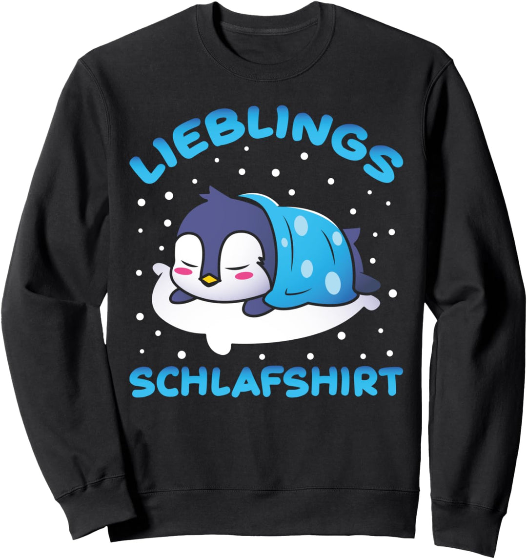 Nachthemd Antarktis Tier Schlafanzug Schlafshirt Pinguin Sweatshirt