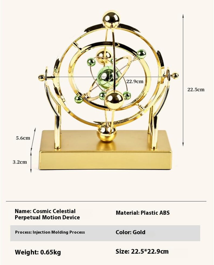Newtons pendel Wiege-Perpetuum Mobile Cooles Schreibtischspielzeug,Perpetuum Mobile Pendel mit Himml