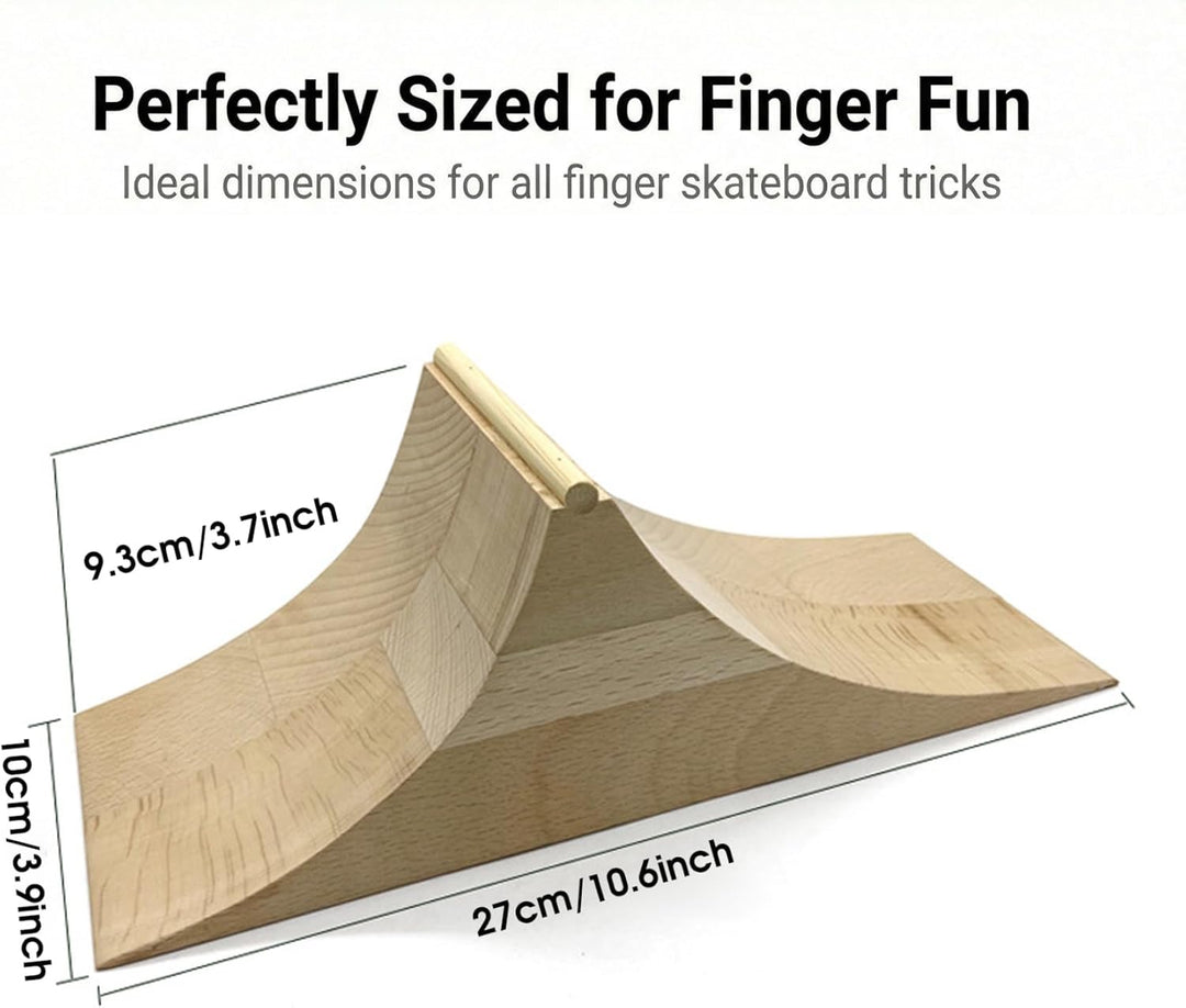 Fingerboard-Rampe, professionelle Skateboard-Rampe aus Holz – realistische Fingerboard-Hindernisse f