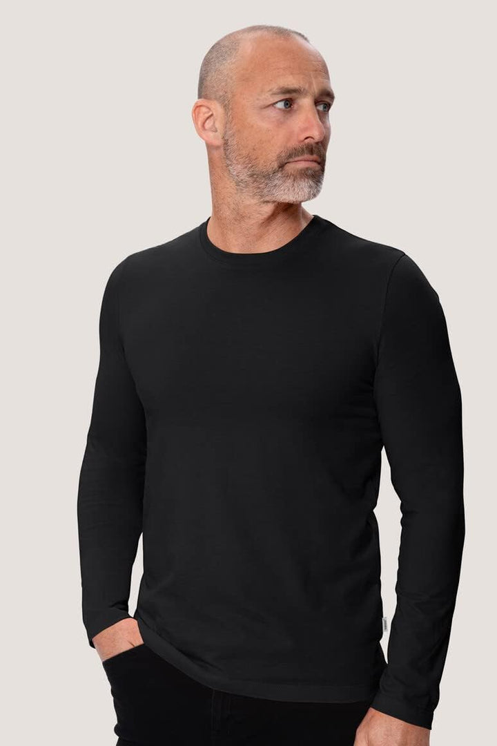 Hakro Longleeve Performance 5XL Schwarz, 5XL Schwarz