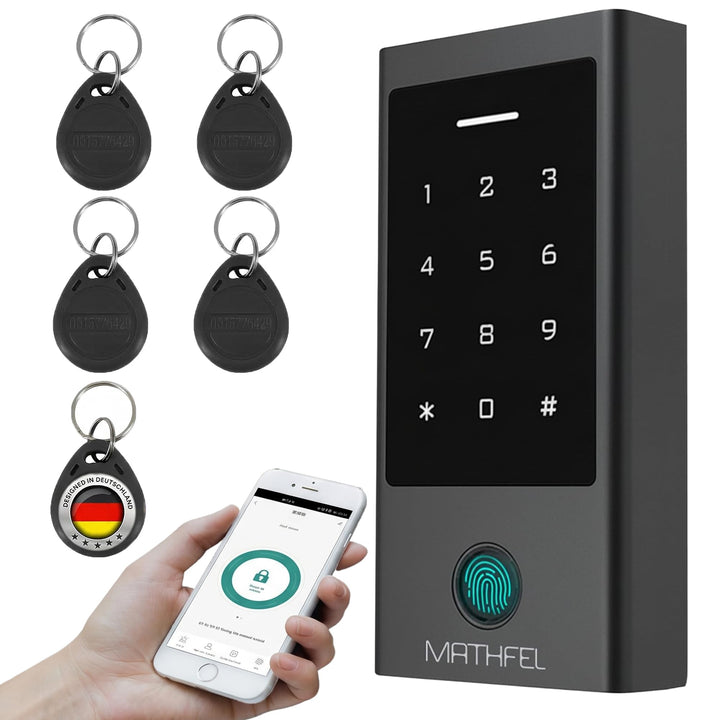 MATHFEL ZUGANGSKONTROLLSYSTEM Fingerprint | Code | RFID UND WLAN Wlan Gateway, Wlan Gateway