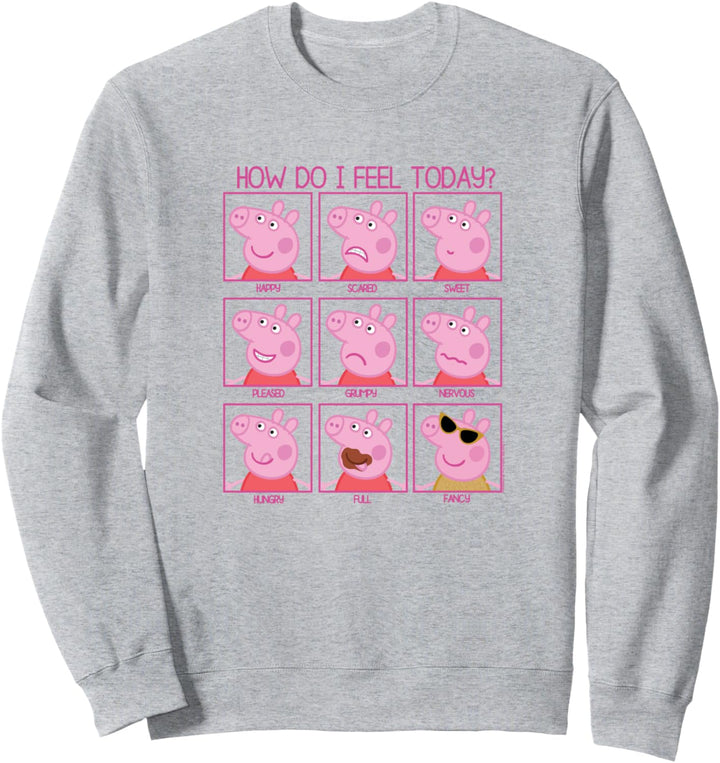 Peppa Pig How Do I Feel Today Sweatshirt