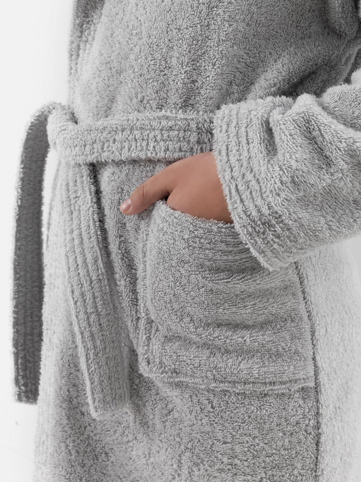 Top Towel Unisex Kinder Confort-Bademantel Mädchen & Jungen, Frottee 450g/m², Mit Kapuze & Taschen,