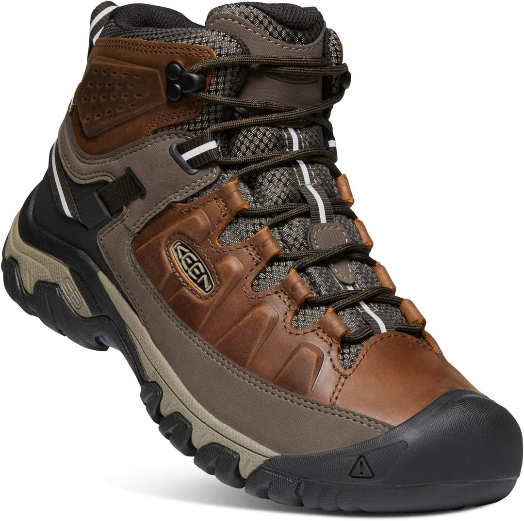 KEEN Herren Targhee 3 Mid Waterproof Wanderstiefel 44.5 EU Chestnut Mulch, 44.5 EU Chestnut Mulch