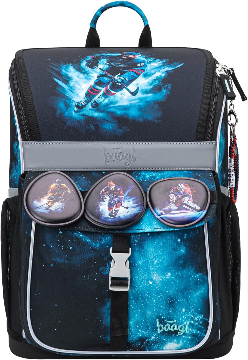 Baagl Schulranzen Jungen Mädchen Set 5 Teilig (Zippy Schultasche für 1. Klasse, Mäppchen, Turnbeutel