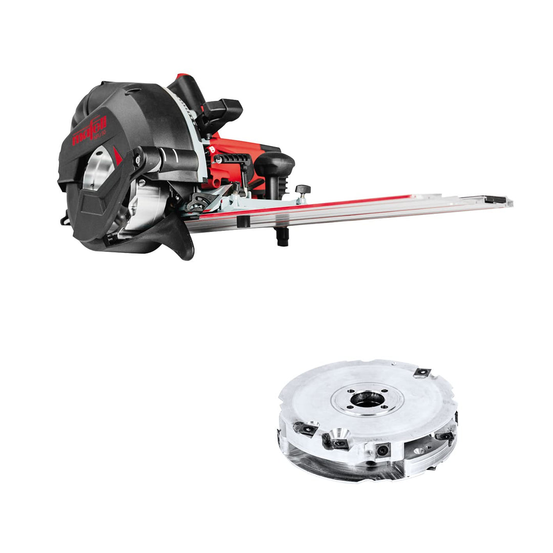 MAFELL Nutfräse NFU 50 (Fräsmaschine mit 2300 Watt Hochleistungsmotor, 50 mm Frästiefe, 22-40 mm Frä