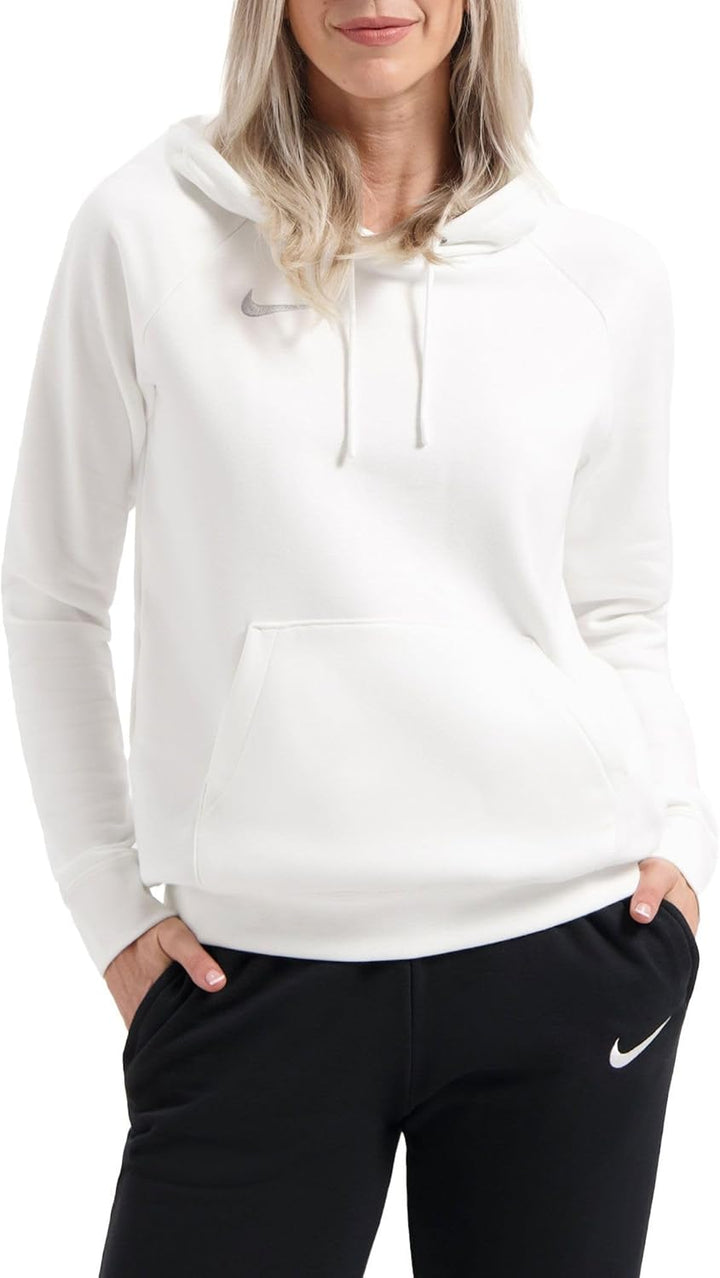 Nike Damen Team Club 20 Hoodie Women Kapuzenpullover (1er Pack) M White/Wolf Grey, M White/Wolf Grey