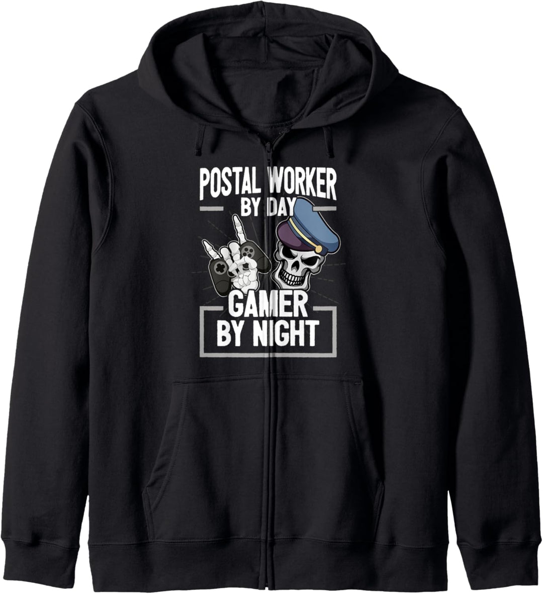Cooler Postboten Spruch Briefträger I Gaming Konsole Zocken Kapuzenjacke