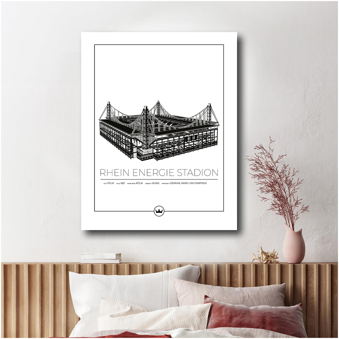 Sverigemotiv.se Stadium Posters (Köln - Rhein Energie Stadion, 40x50 cm) 40x50 cm Köln - Rhein Energ