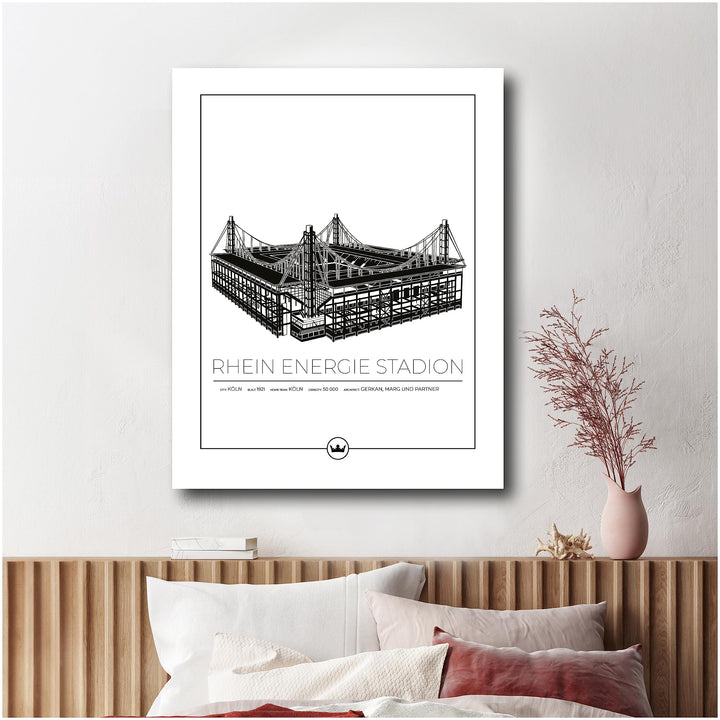 Sverigemotiv.se Stadium Posters (Köln - Rhein Energie Stadion, 40x50 cm) 40x50 cm Köln - Rhein Energ