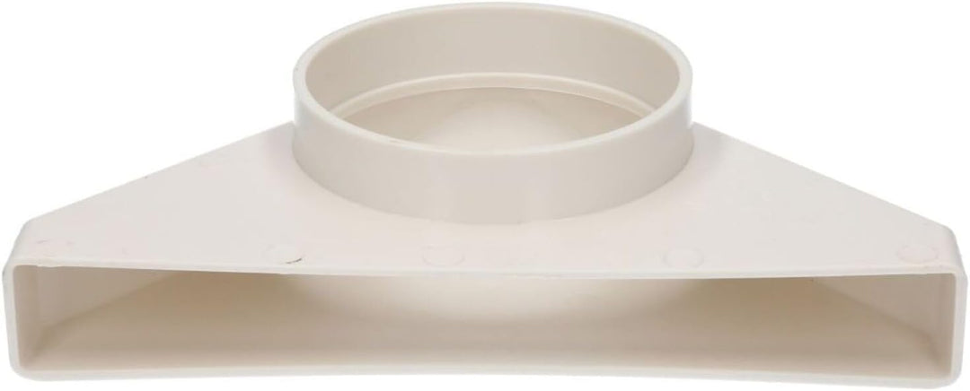 LUTH Premium Profi Parts Umlenkstück 100er Ultraflach 90° Rundrohr 100mmø Auf Flachkanalmuffe Zu 234