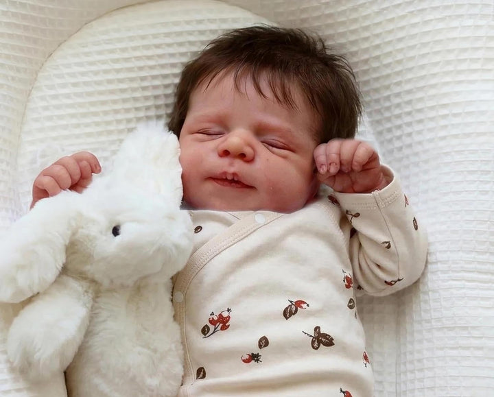 Zero pam Reborn Baby Vollsilikon Lebensecht-48CM Silikon Baby Mädchen, Babypuppen Wie Echt, Echte Ba