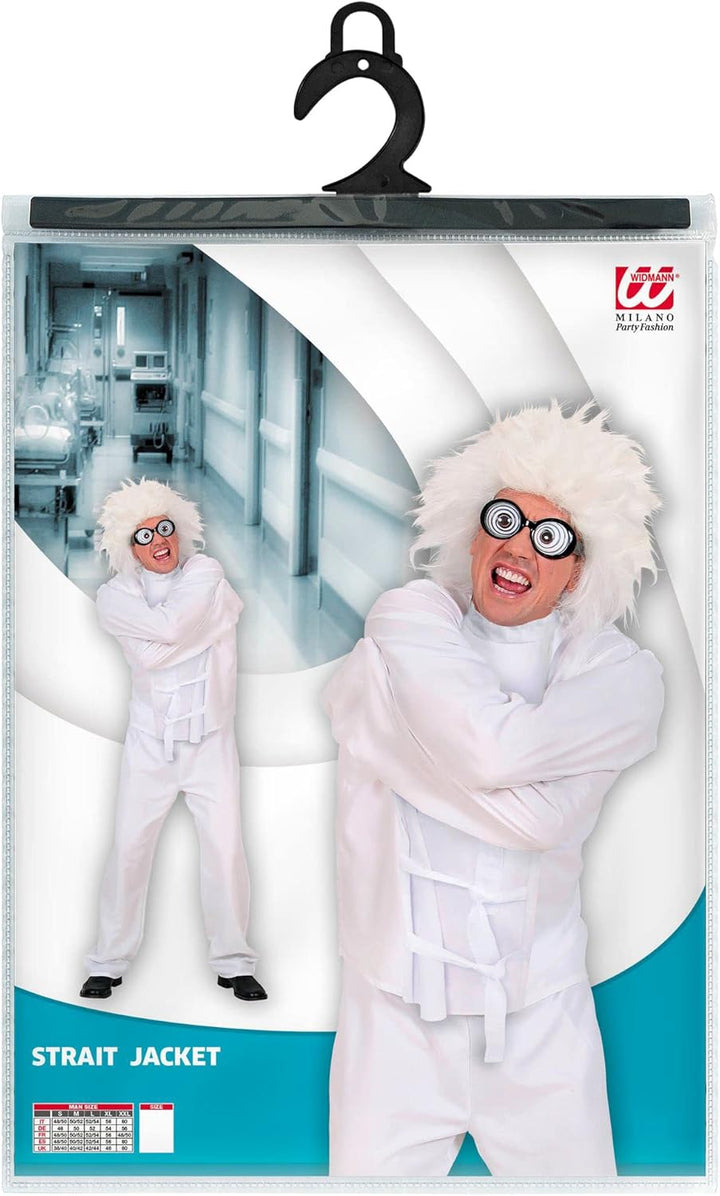 W WIDMANN MILANO Party Fashion - Kostüm Zwangsjacke, Psycho, Verrückter, Irrer, Karneval, Halloween