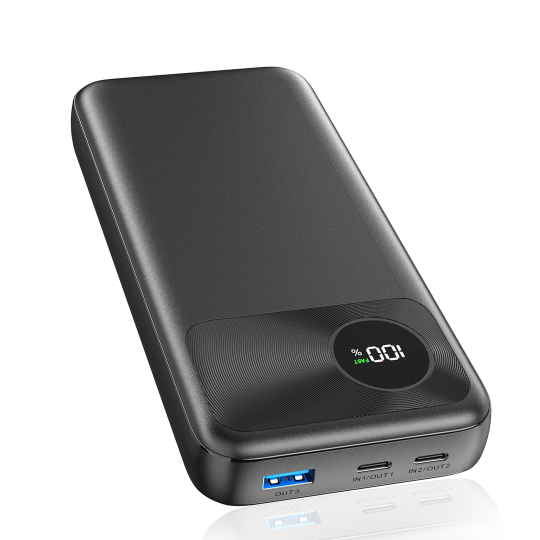 A ADDTOP Power Bank 20000mAh, 22, 5W Schnell Aufladende Powerbank mit USB-C Input & Outputs PD3.0 QC