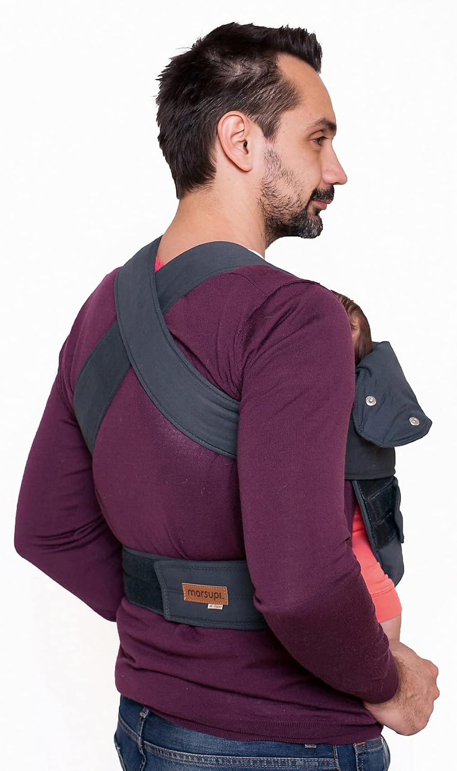 marsupi Babytrage und Neugeborenen-Trage, Version 2.0 (L, Classic/Grey/grau) L Classic / Grey, L Cla