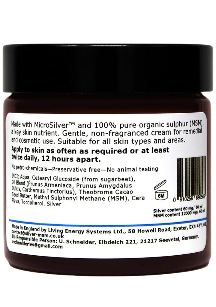 Silber-MSM Crème 60 ml 60 ml (1er Pack), 60 ml (1er Pack)