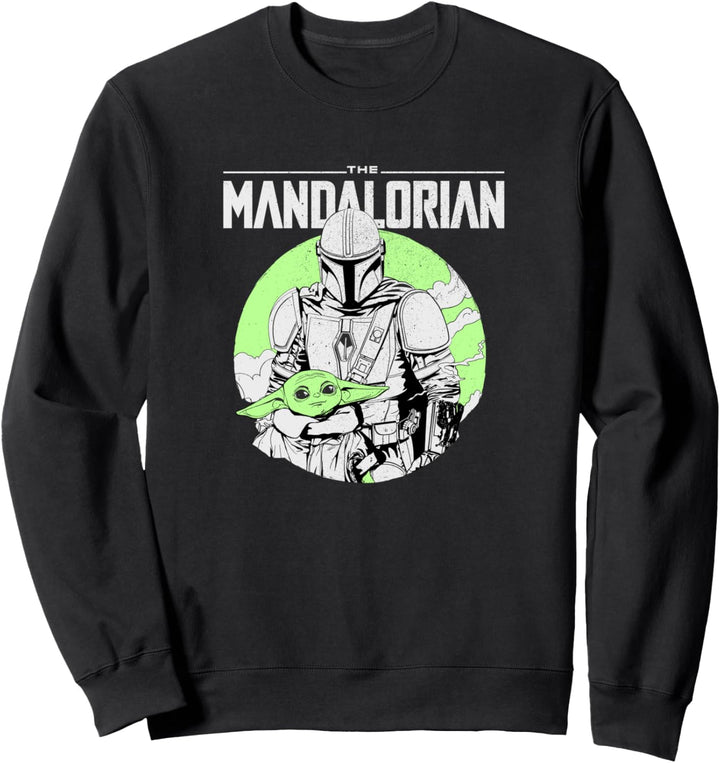 Star Wars: The Mandalorian & The Child Neon Sweatshirt