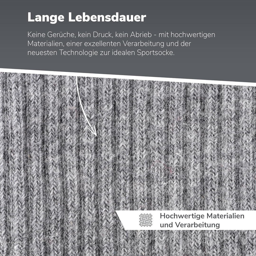 Safersox Mückenschutz Socken für Safari, Tropen, Garten &amp; Outdoor – Damen &amp; Herren 35-38 3er Vorteil