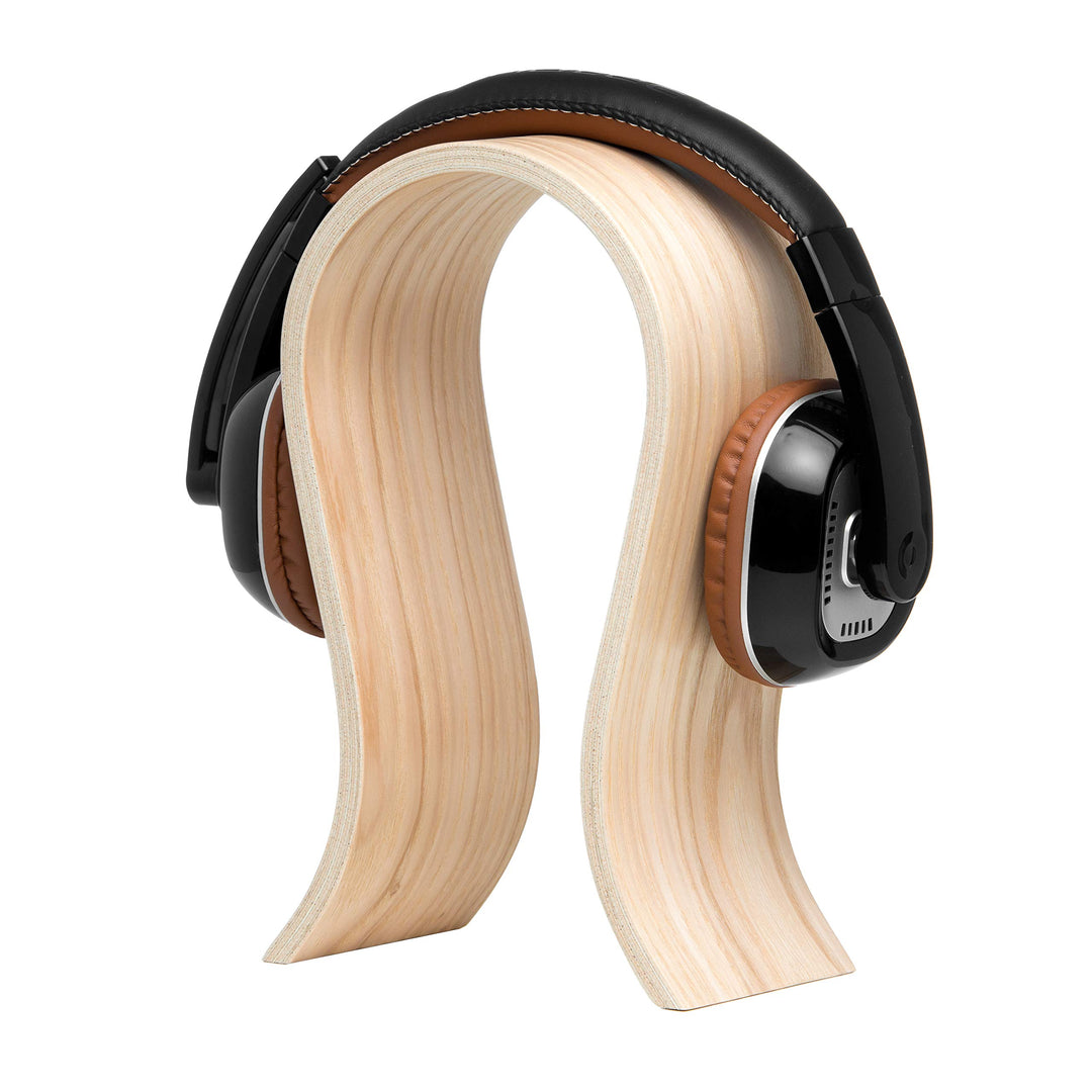 Kopfhörer Ständer aus Holz, Minimalistisches Stilvolles Detail für Ihren Schreibtisch, Ideale Headse