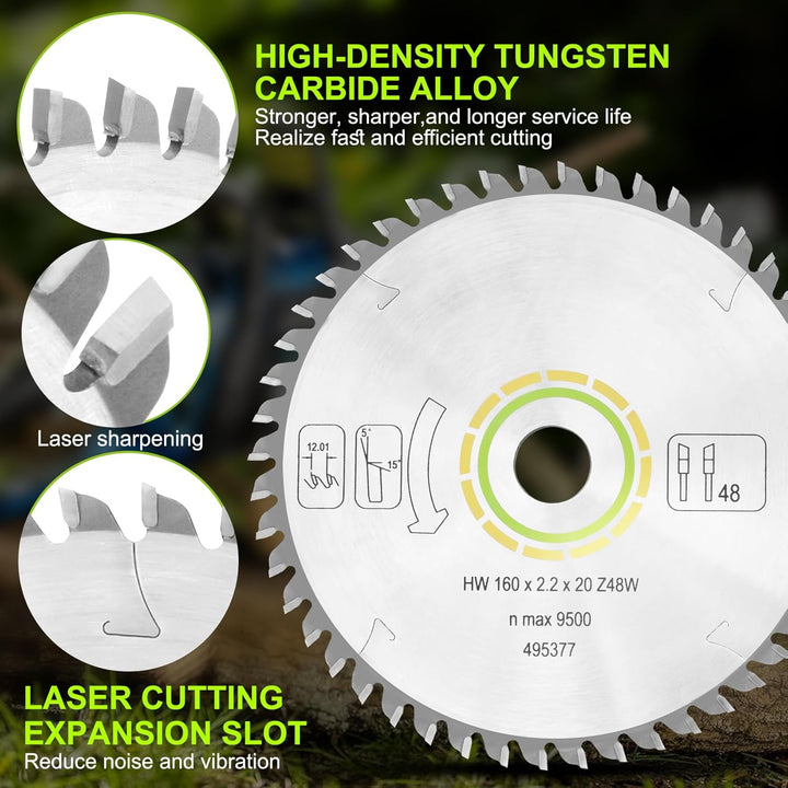 Verbessertes 495377 491952 Schienensägeblatt für TS 55 TSC 55 ATF 55 E HK 55 HKC 55 festool Schienen