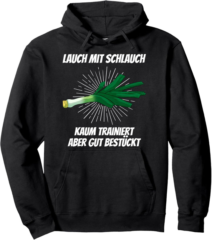 Lauch Mit Schlauch Bodybuilding Sport Fitness Muskel Männer Pullover Hoodie
