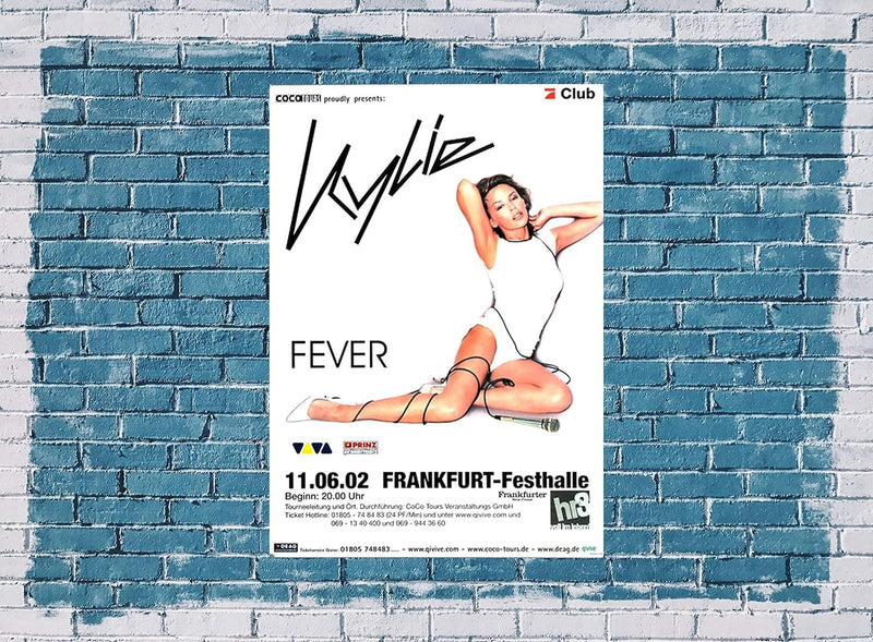 Kylie Minogue - Fever, Frankfurt 2002 » Konzertplakat/Premium Poster | Live Konzert Veranstaltung |