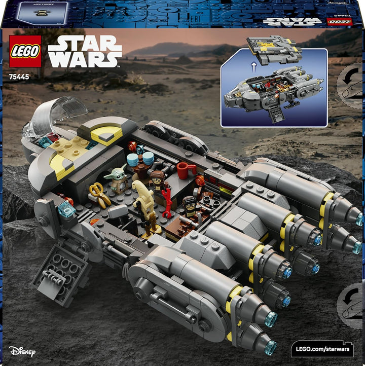 LEGO Star Wars 75445 Sternenschiff der Anzellaner - Spielet mit 3 Figuren & Einer Droiden Werkstatt