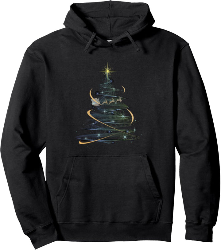 Frohe Weihnachten, Tannenbaum Pullover Hoodie