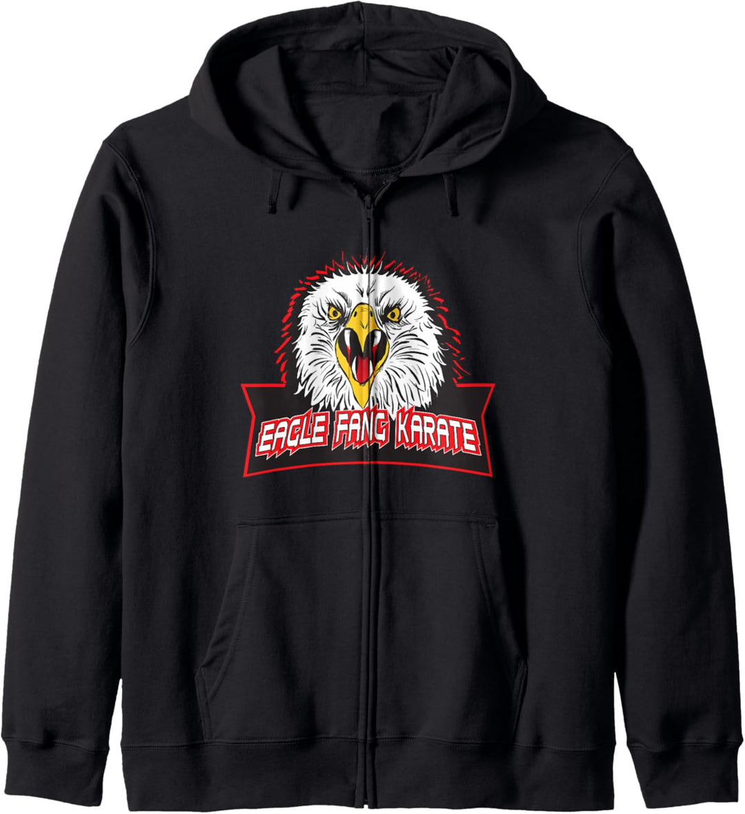 Cobra Kai Eagle Fang Logo Kapuzenjacke