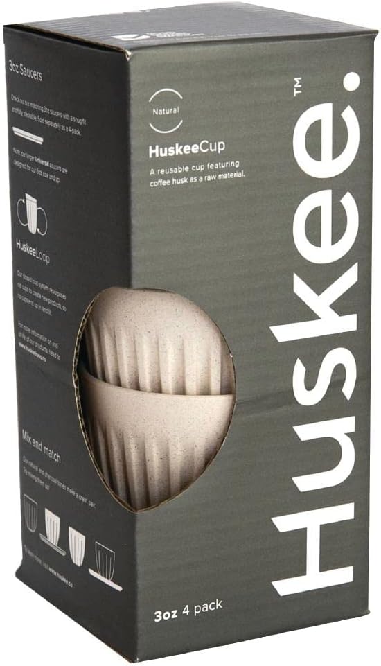 Huskee 85 ml, 4er-Pack in Natur, Espresso