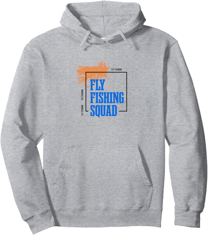 Fliegenfischen Kader Angler Fischer Natur Pullover Hoodie