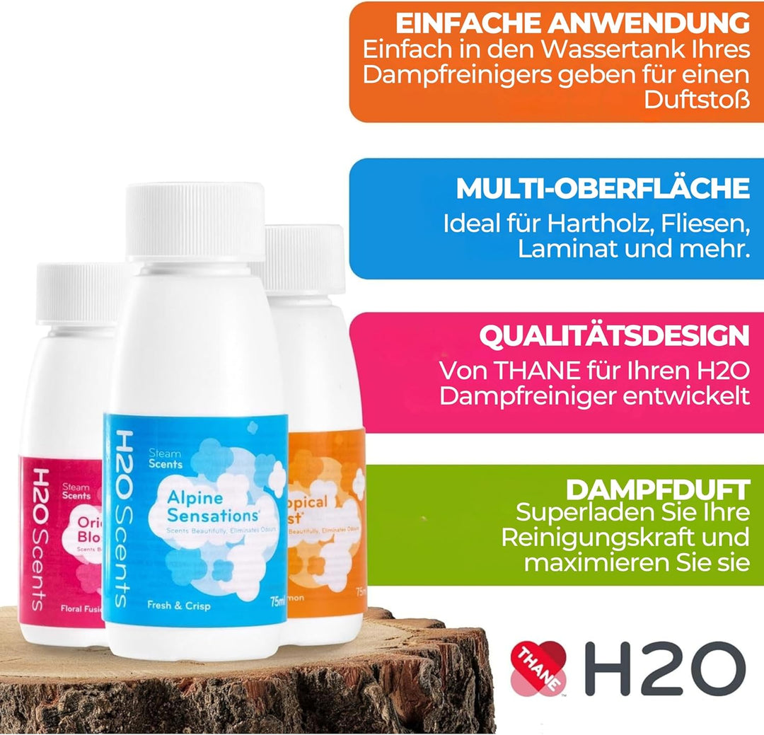 H2O-Dampfreiniger-Reinigungsmitteldüfte – 3er-Pack, gemischte Düfte 3er-Pack gemischte Düfte, 3er-Pa