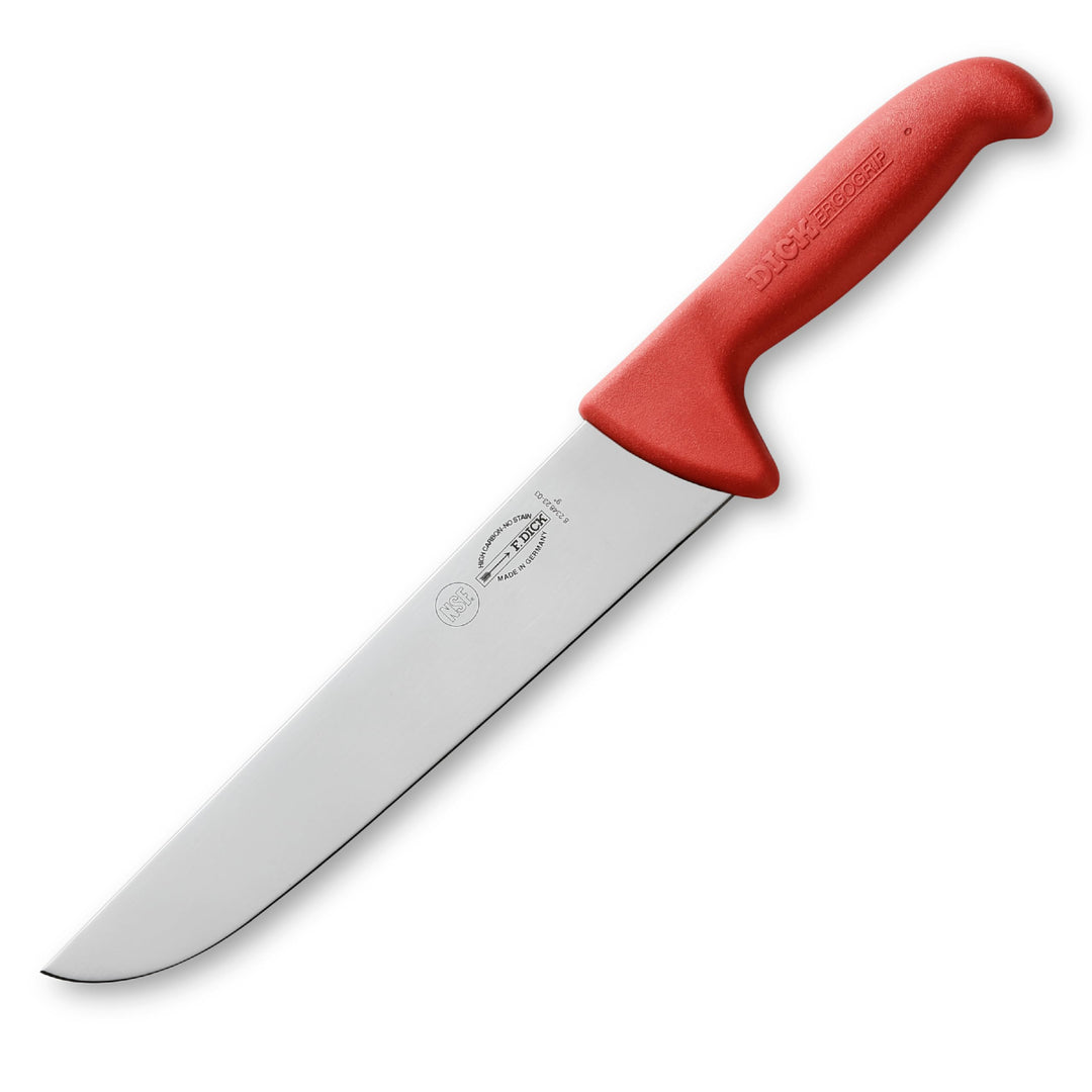F. DICK Blockmesser / Hackmesser ErgoGrip (Klinge Messer 23 cm, Messerstahl rostfrei, 56 HRC) - 8234