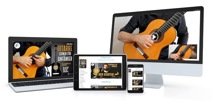 Gitarre Lernen für Anfänger - Das Gitarrenbuch für Erwachsene inkl. QR-Codes mit über 100 Video- und