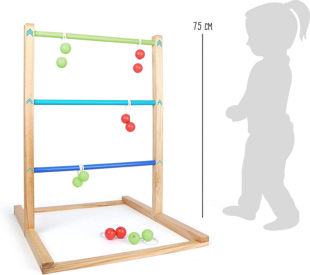 small foot Wurfspiel Leitergolf „Active“ aus Holz, Outdoor-Spiel für Gross und Klein, ab 3 Jahren, 1