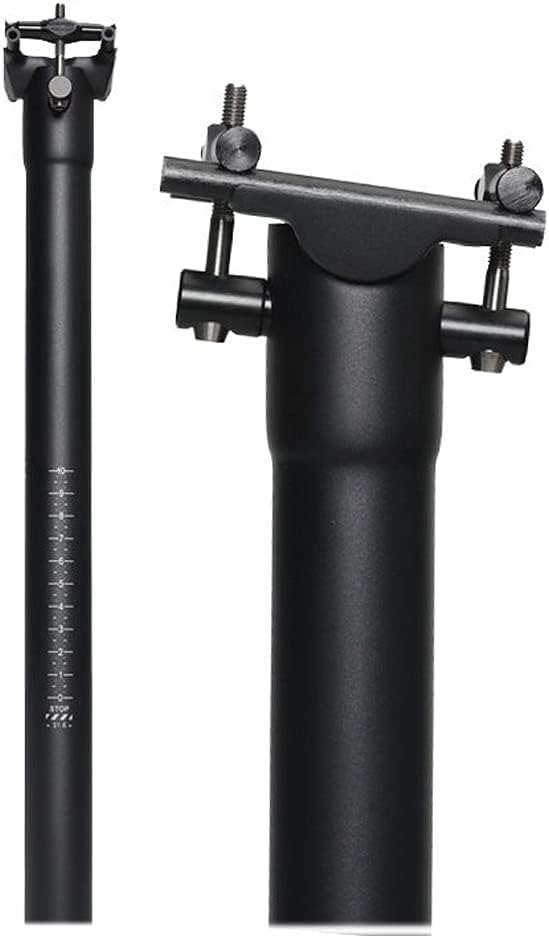 QIKU Carbon Fahrrad Sattelstützen MTB Sattelstütze/Rennrad Sattelstütze 27.2/31.6 * 350/400MM 31.6×4