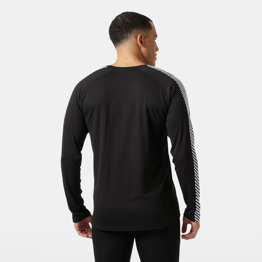 Helly Hansen Herren Lifa Active Stripe Crew Shirt S Schwarz, S Schwarz